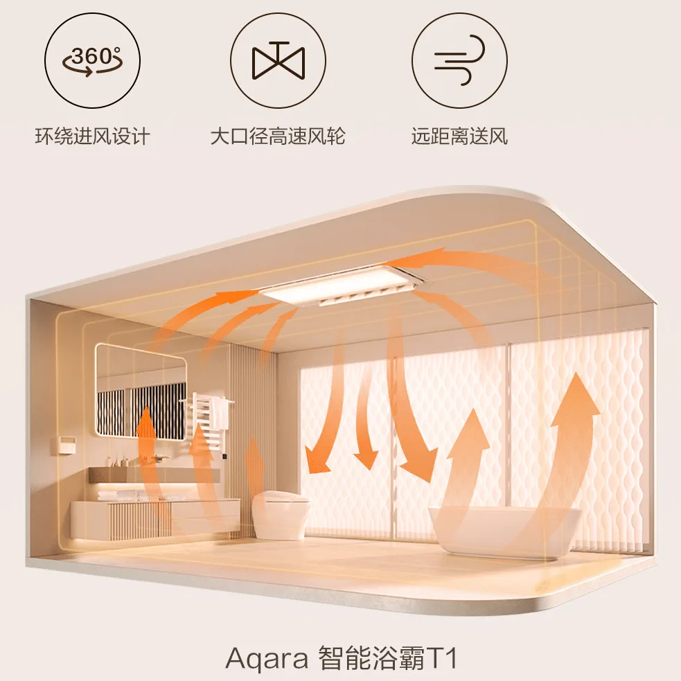 Đèn sưởi nhà tắm thông minh Aqara Bathroom Heater T1 ZNYB01LM 6