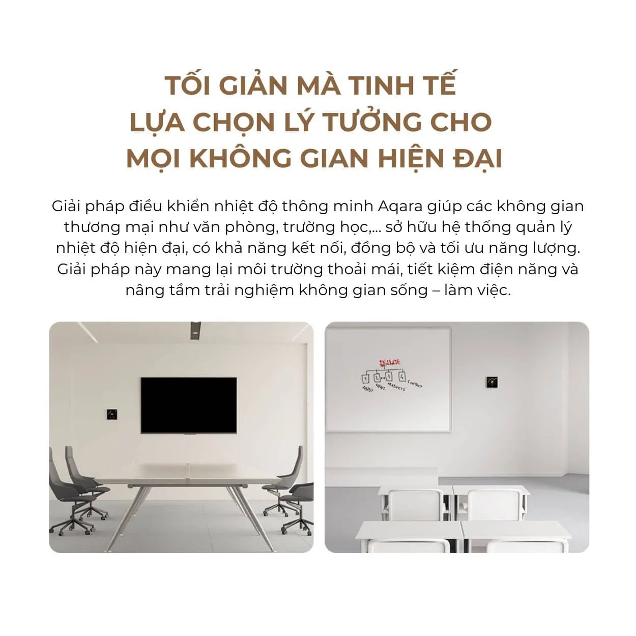 Màn hình điều khiển điều hòa Aqara Thermostat W400 WT-A01D (VRF) 8