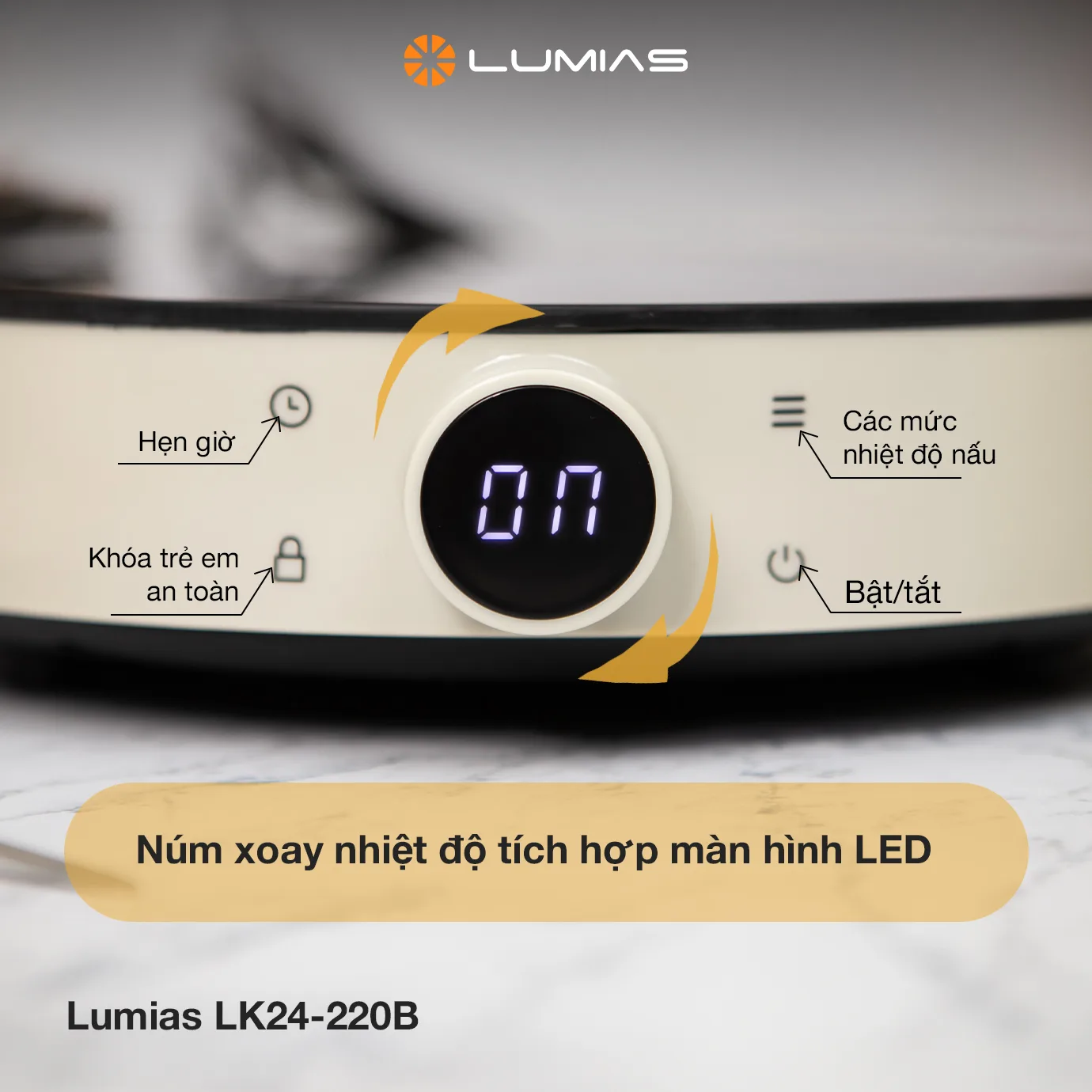 Bếp từ đơn Lumias LK24-220B 4