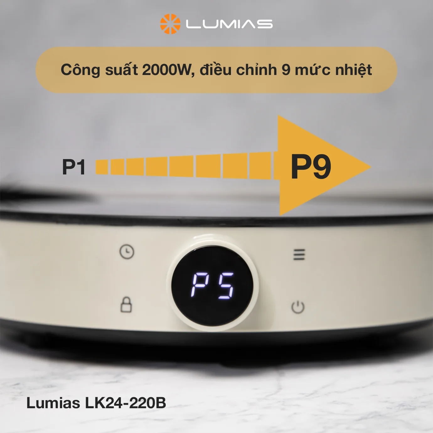 Bếp từ đơn Lumias LK24-220B 5