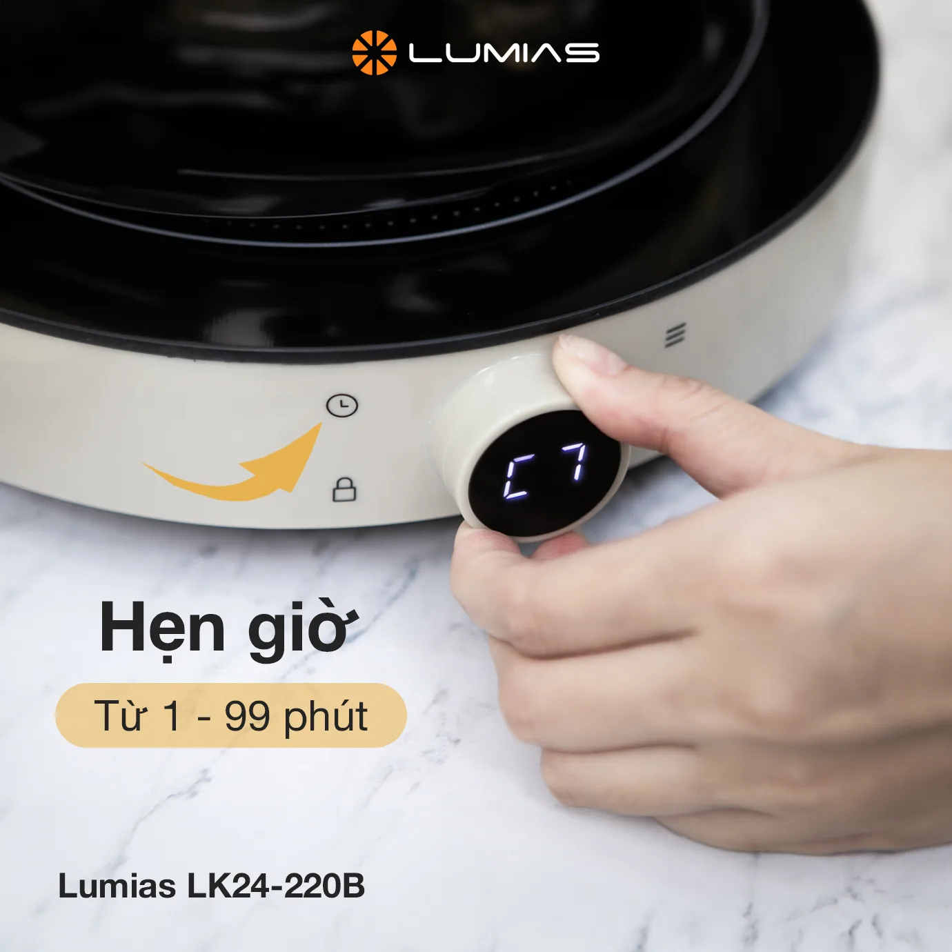 Bếp từ đơn Lumias LK24-220B 7