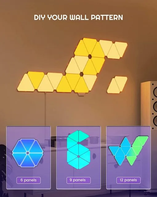 Bộ 3 đèn mở rộng Yeelight Smart LED Light Panels Extension 2