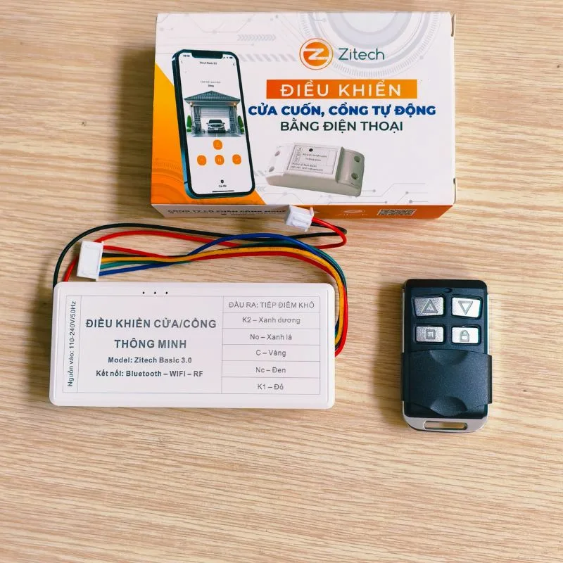 Bộ điều khiển Cửa cuốn/ Cổng tự động – Zitech Basic 3.0 3