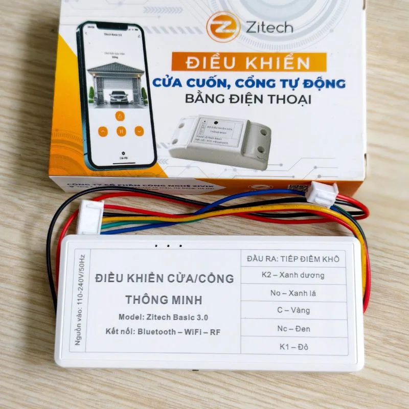 Bộ điều khiển Cửa cuốn/ Cổng tự động – Zitech Basic 3.0 4
