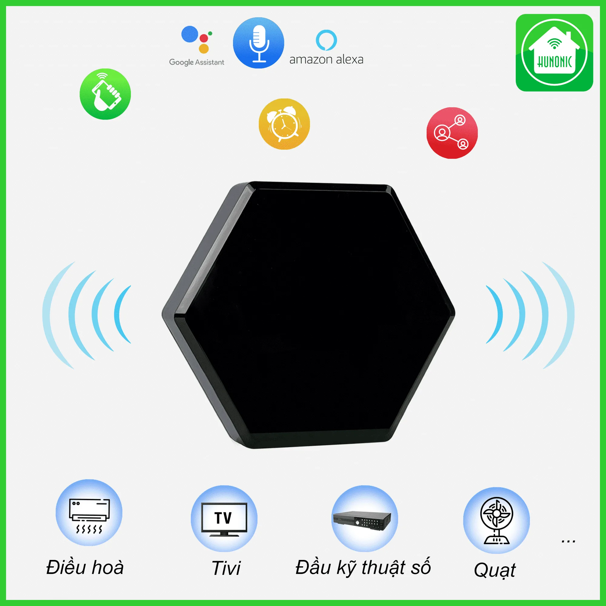 Bộ Điều Khiển Hồng Ngoại Wifi Hunonic IR Pro 3