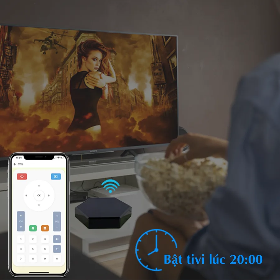 Bộ Điều Khiển Hồng Ngoại Wifi Hunonic IR Pro 7