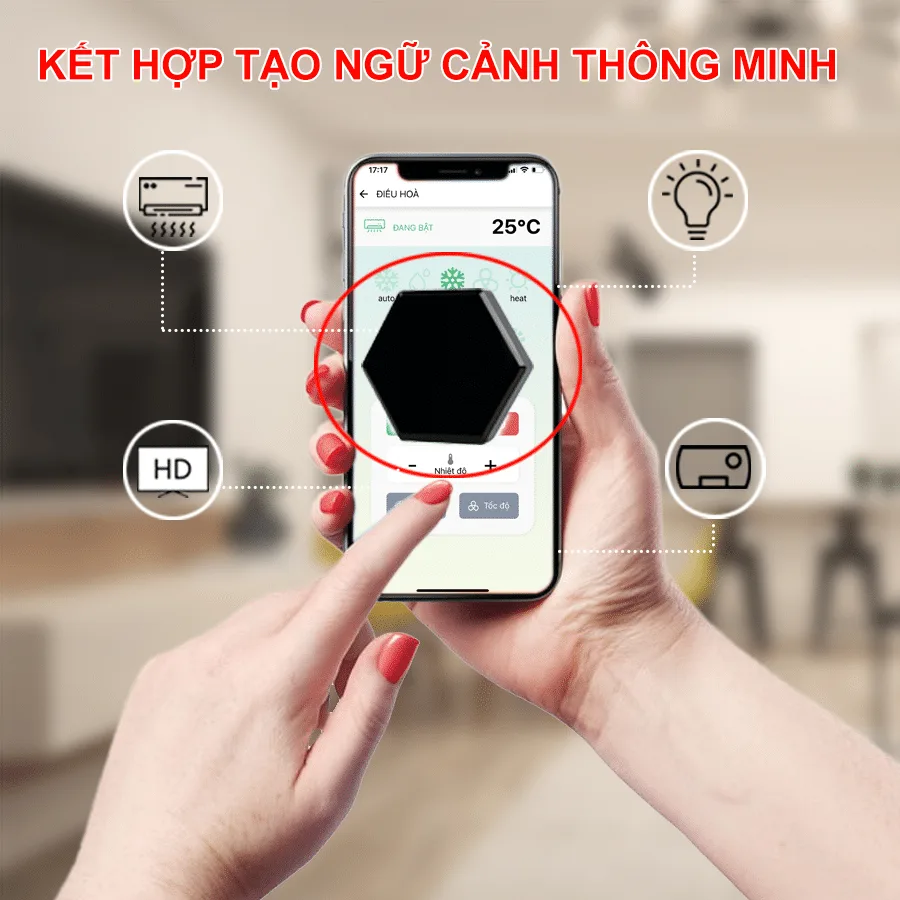 Bộ Điều Khiển Hồng Ngoại Wifi Hunonic IR Pro 8
