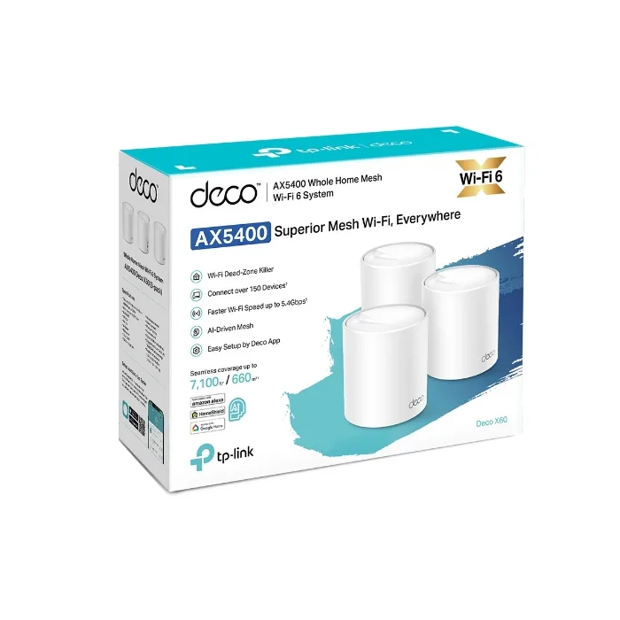 Bộ phát Wifi TP-Link Deco X60 – 3 Pack 5