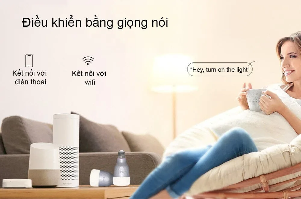 Bóng đèn Yeelight 1SE 16 triệu màu, tiết kiệm điện năng 6