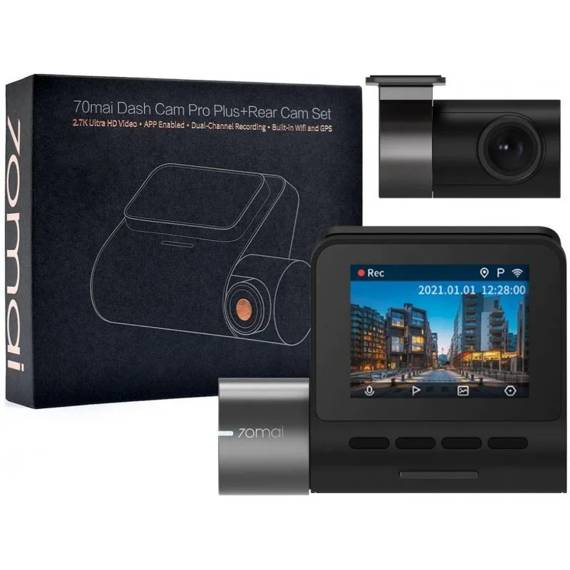 Camera hành trình 70mai Pro Plus Set A500s-1. Camera trước và sau 2