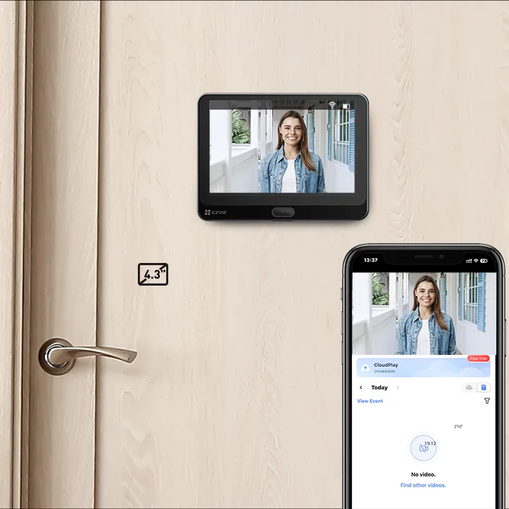 Chuông cửa màn hình Ezviz HP4 1080p 4