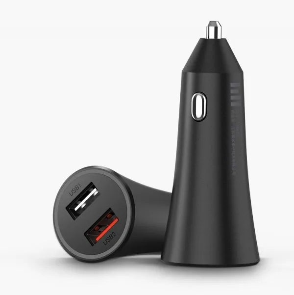 Cốc sạc dùng trên ô tô Xiaomi 37W 2 cổng USB CC06ZM