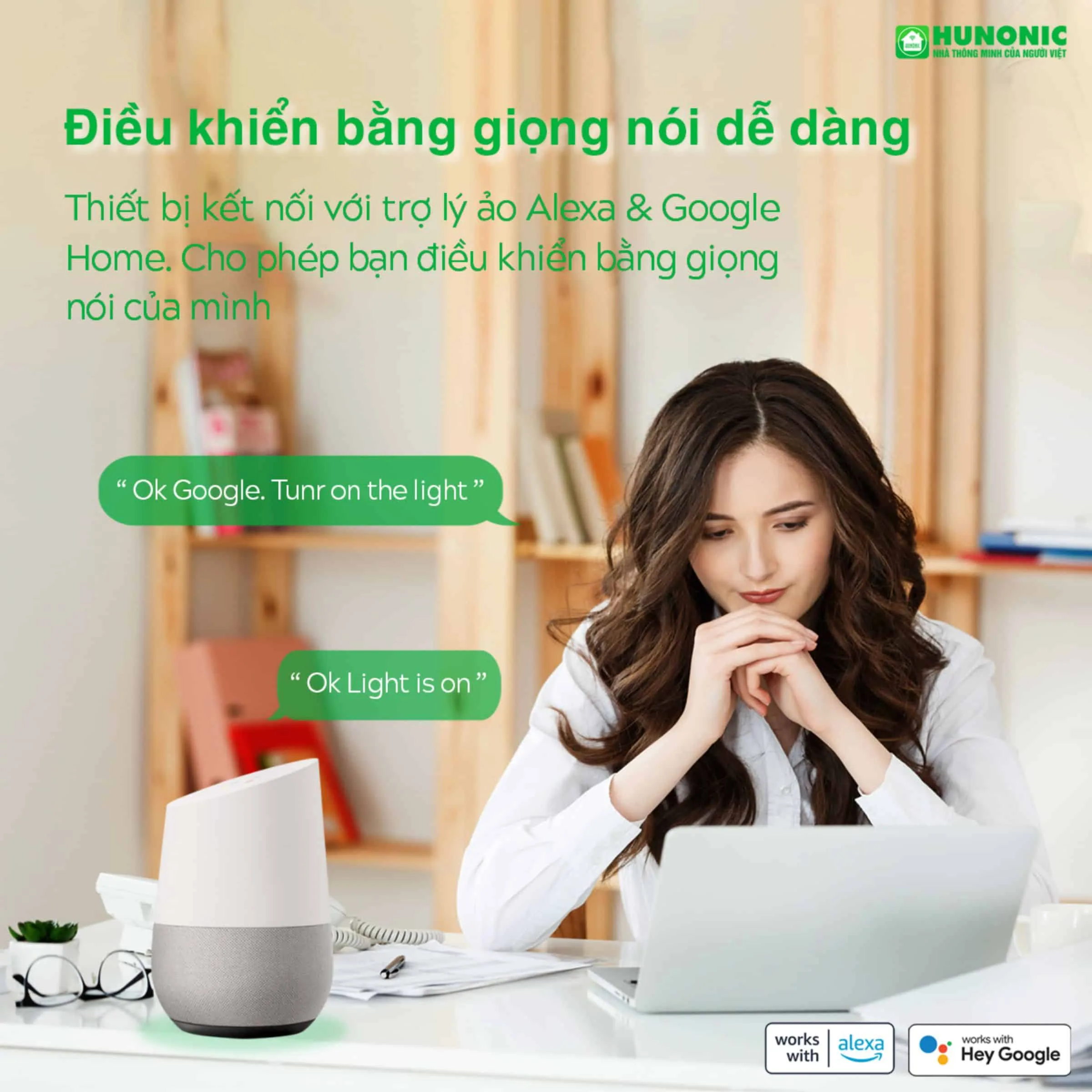 Công tắc cảm ứng WiFi Hunonic Datic 5