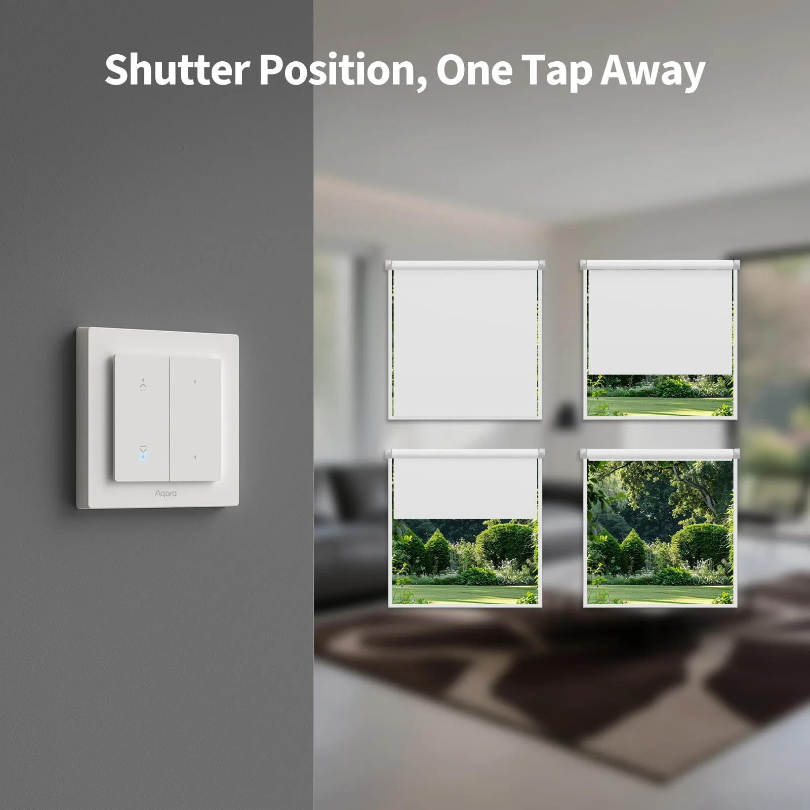 Công tắc rèm Aqara H2 EU – Aqara Shutter Switch H2 DS-K02D 3