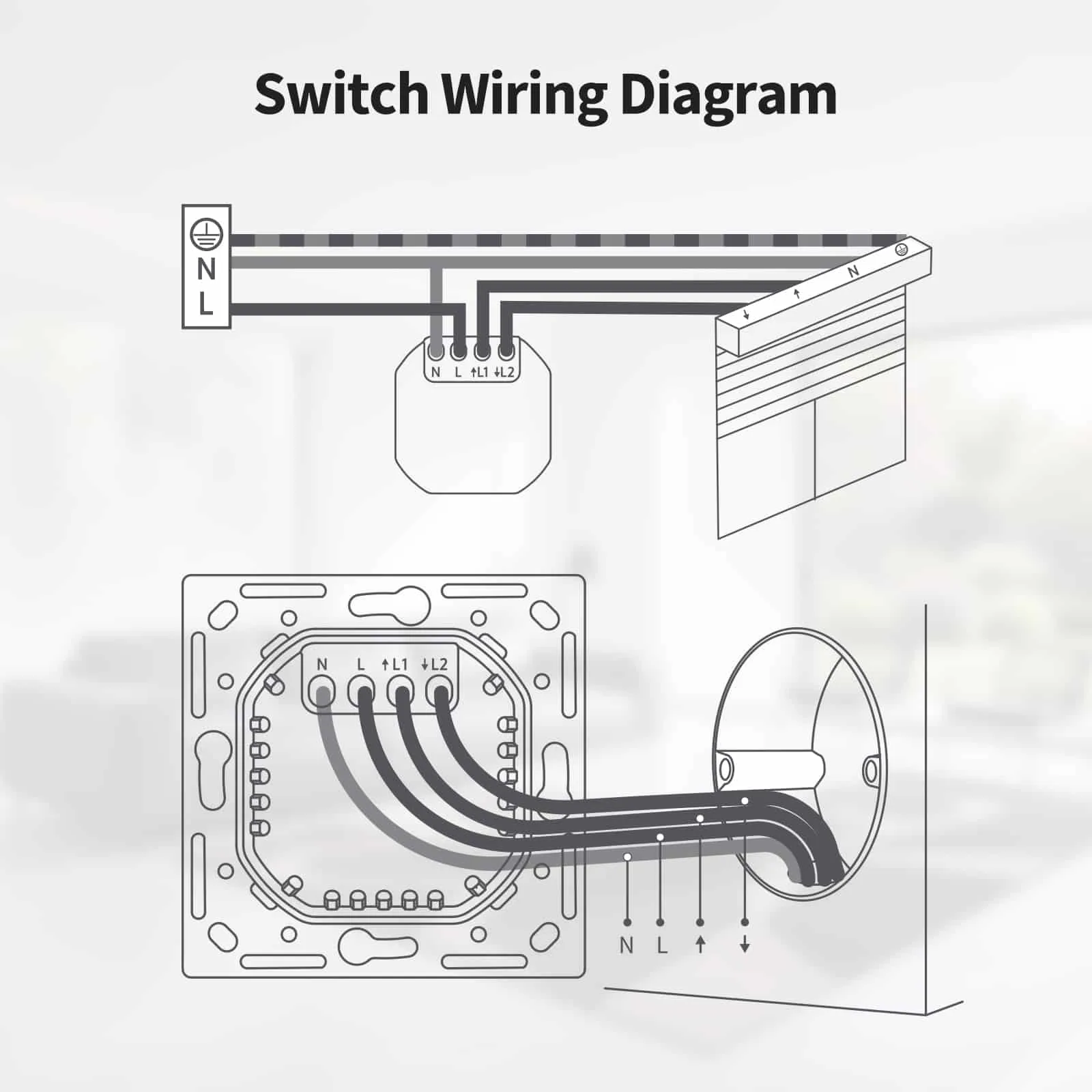 Công tắc rèm Aqara H2 EU – Aqara Shutter Switch H2 DS-K02D 4