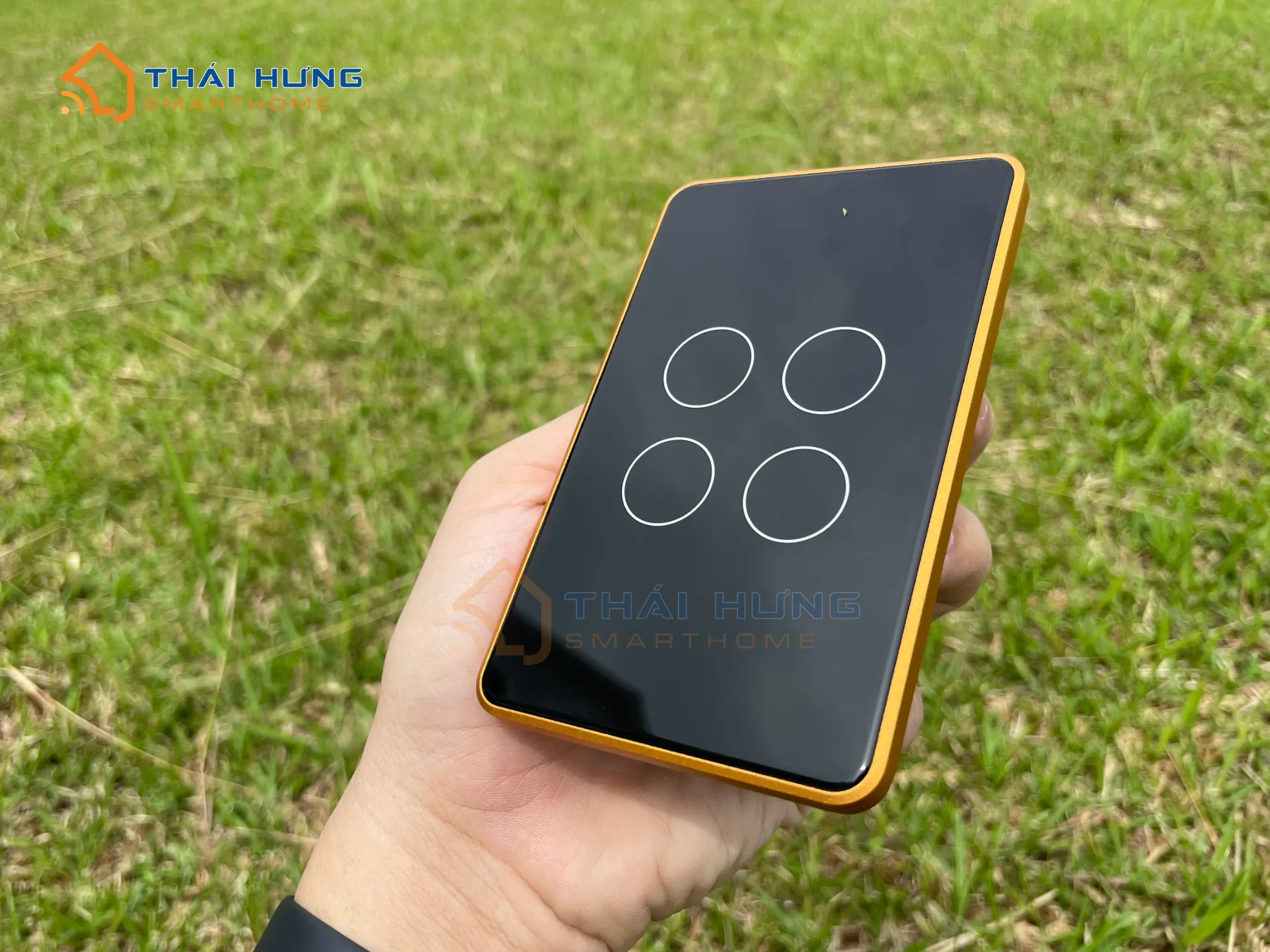 Công tắc thông minh cao cấp viền vàng, Tuya Platform, Zigbee 3.0 8