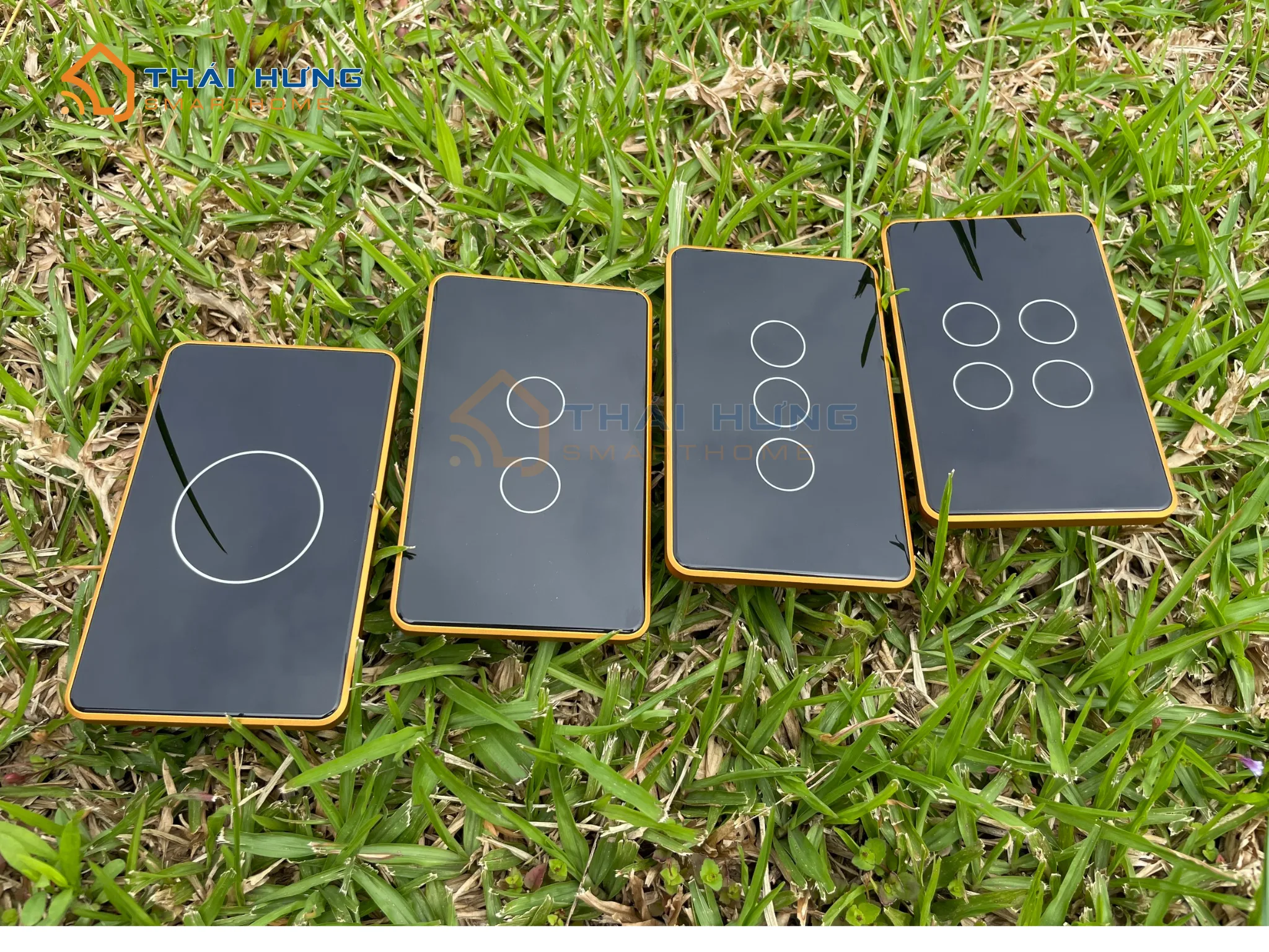 Công tắc thông minh cao cấp viền vàng, Tuya Platform, Zigbee 3.0 9