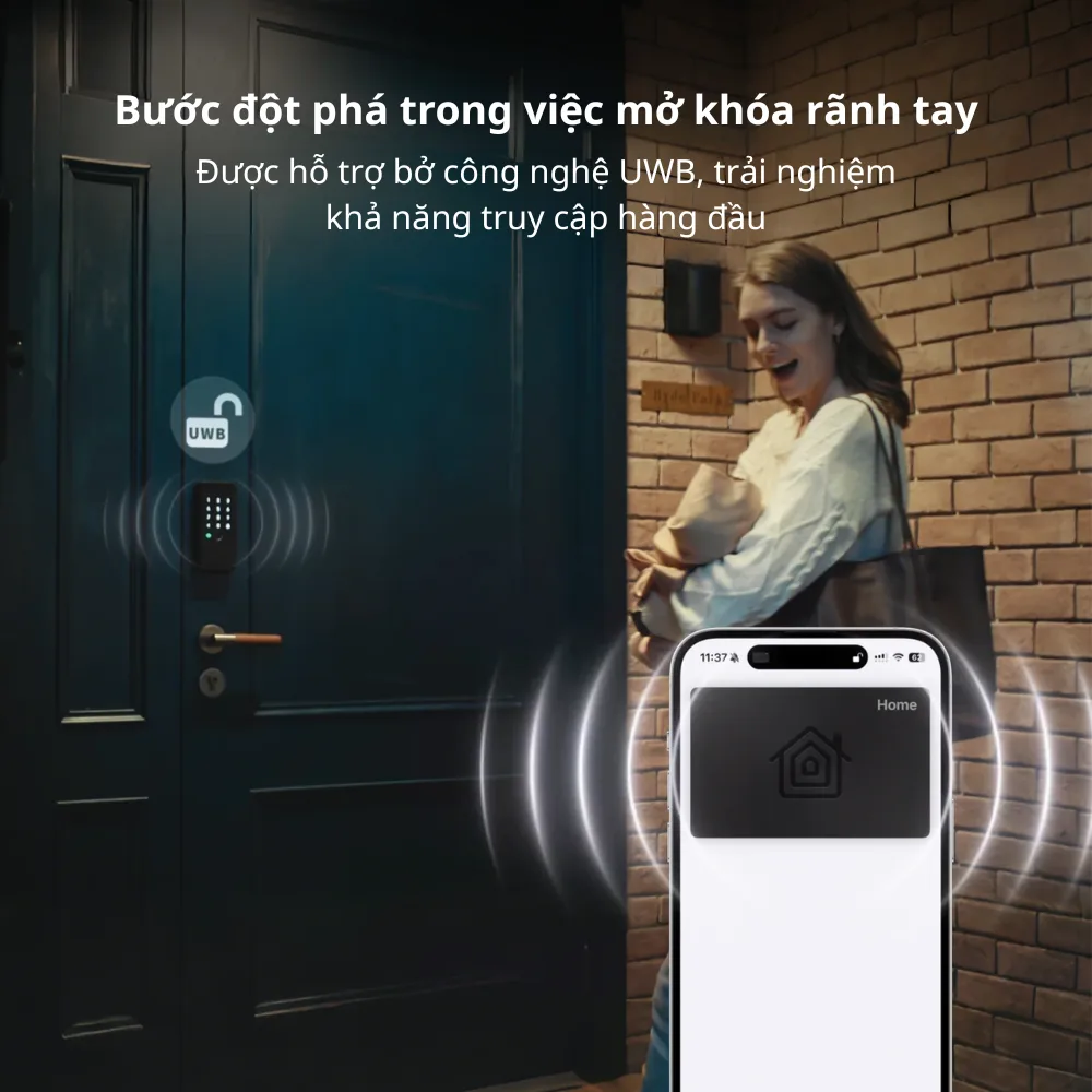 Khóa vân tay thông minh Aqara U400 3