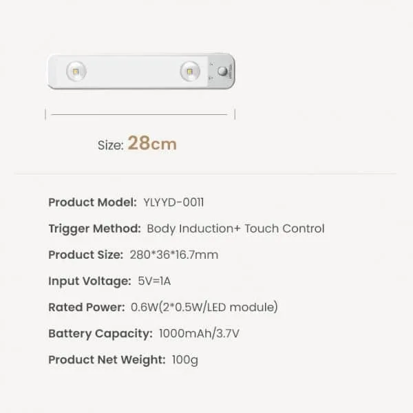 Đèn LED thanh cảm biến Yeelight Motion Sensor Mate Light 3